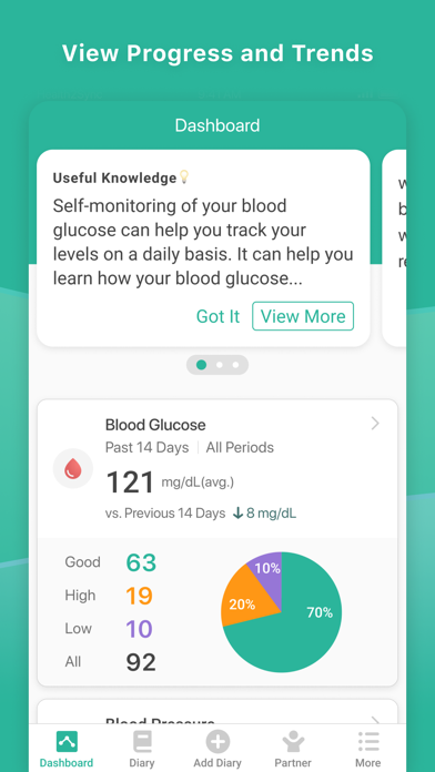 Health2Sync - Diabetes Tracker Screenshot