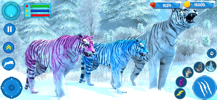 White Tiger Family Simulator