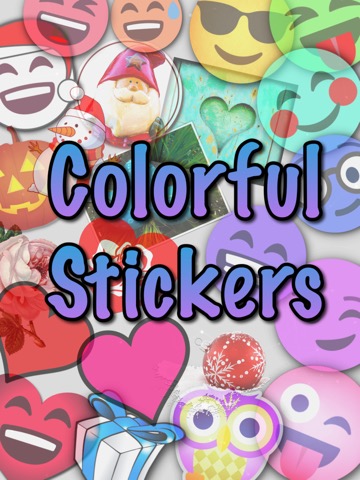 Colorful Stickers and Emojiのおすすめ画像1