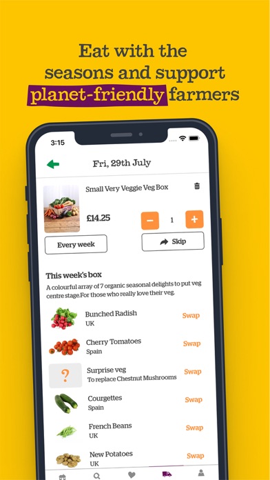 Abel & Cole Food Delivery Screenshot