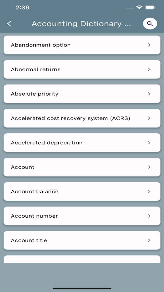 #2. Accounting Dictionary & Terms (iOS) 由: Raj Mehta