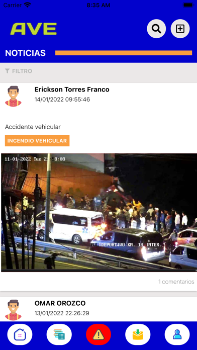 AVE Emergencias Screenshot