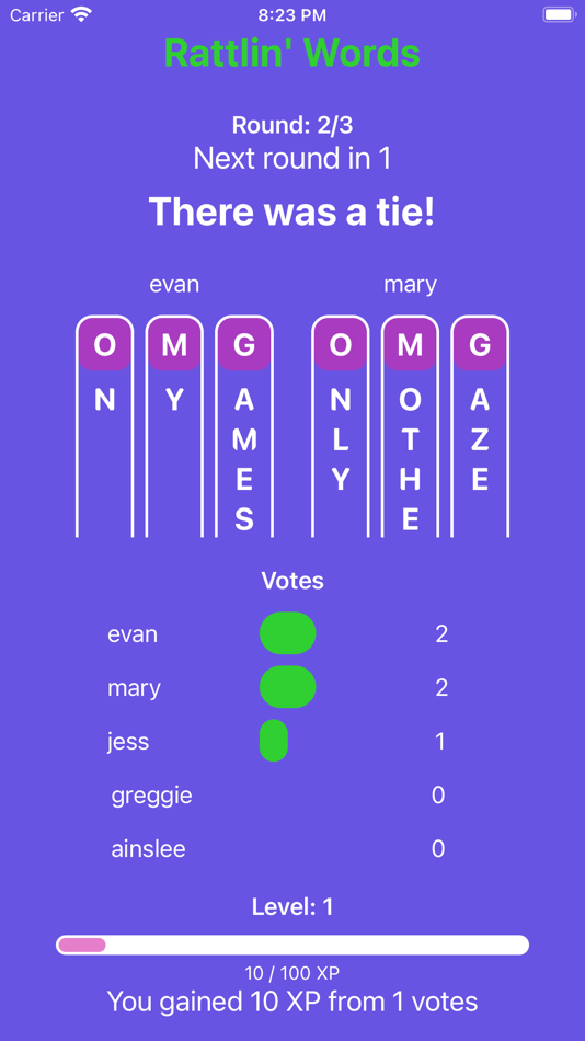 #5. Rattlin' Words (iOS) 由: Evan Tilley