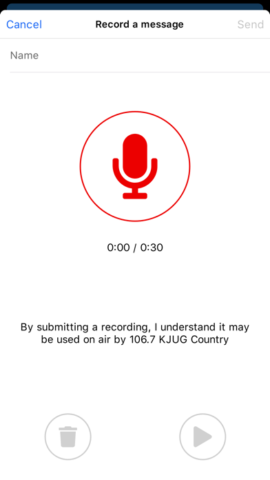 106.7 KJUG COUNTRY Screenshot