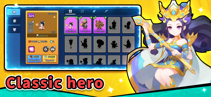 Merge heroes -idle war