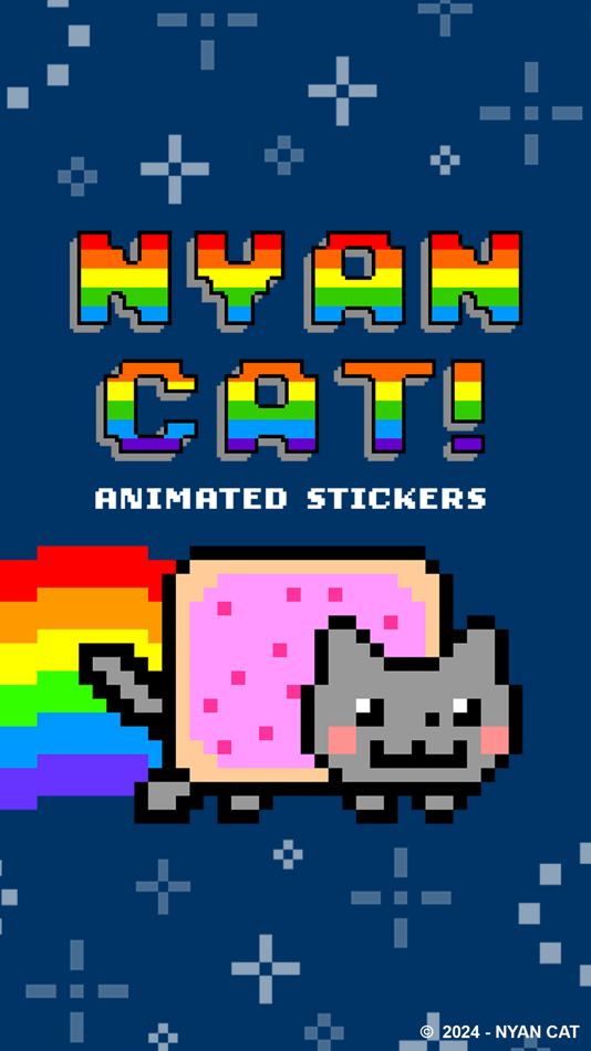#1. Nyan Cat Animated Stickers (iOS) 由: Bare Tree Media Inc