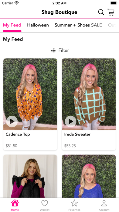 Shug Boutique Screenshot