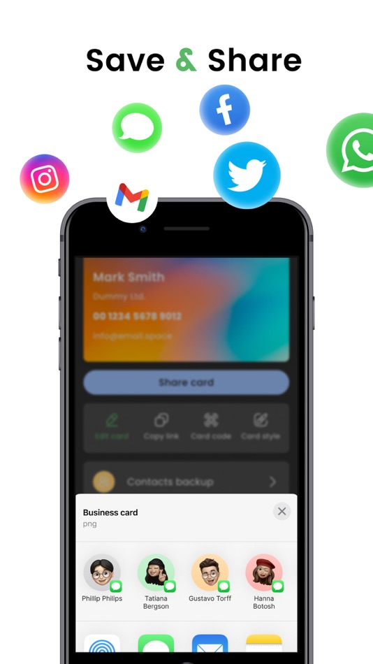 #5. Business Card Reader & Maker (iOS) 由: Olha Pavlenko