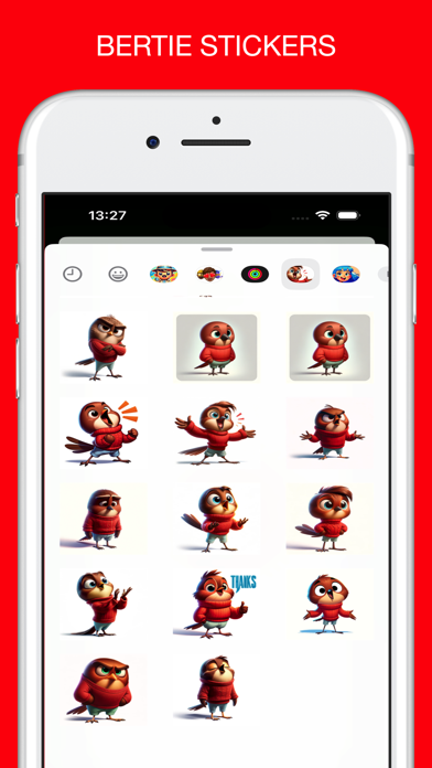 Bertie Stickers Screenshot