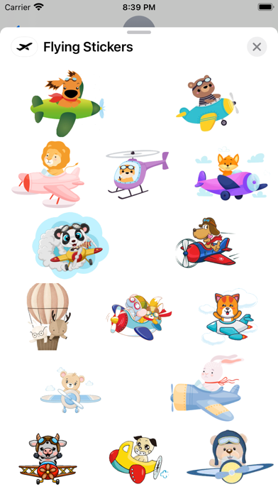 Screenshot #1 pour Flying Stickers