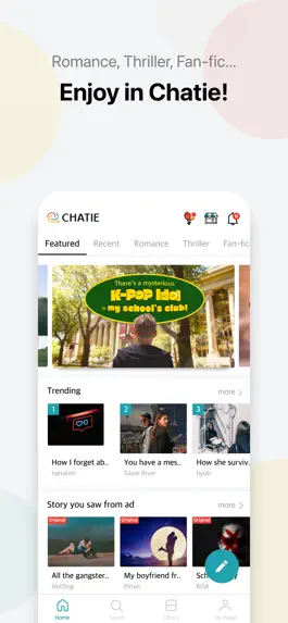 Game screenshot Chatie - chat stories apk