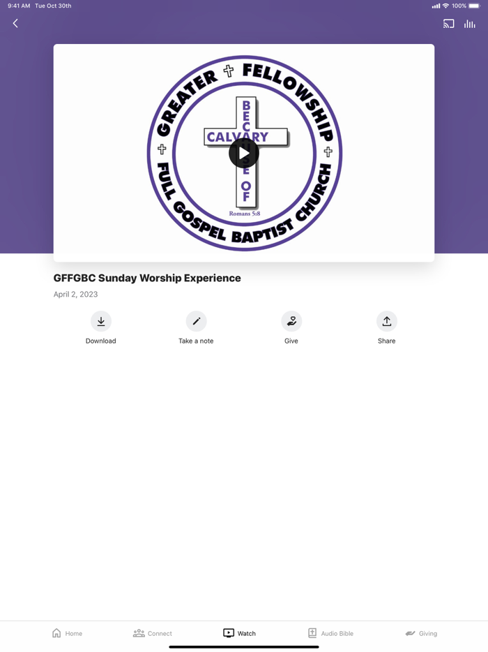 Greater Fellowship Church DC