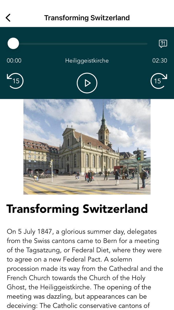 Federal Palace audio guide