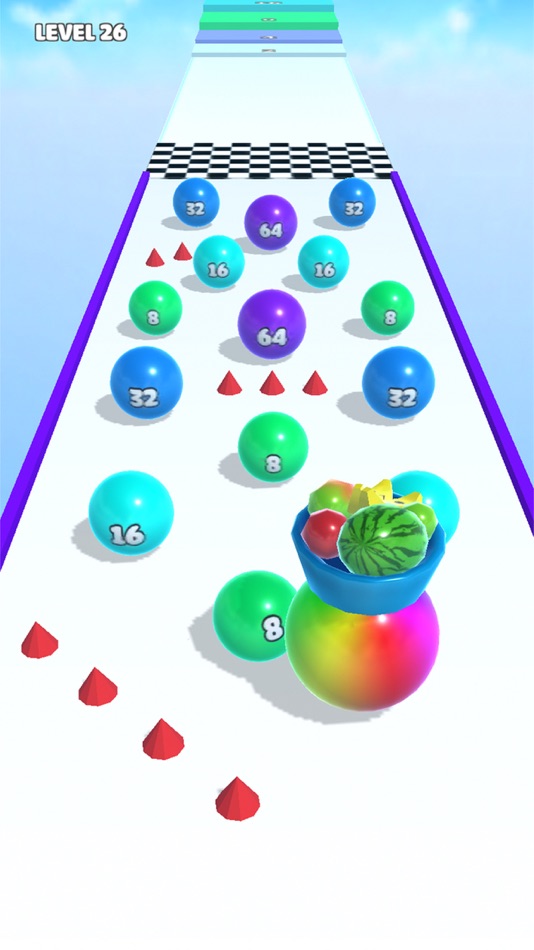 #5. Ball Merge 2048 (iOS) 由: Tran Thanh Tung