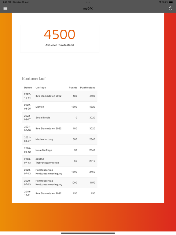 App screenshot