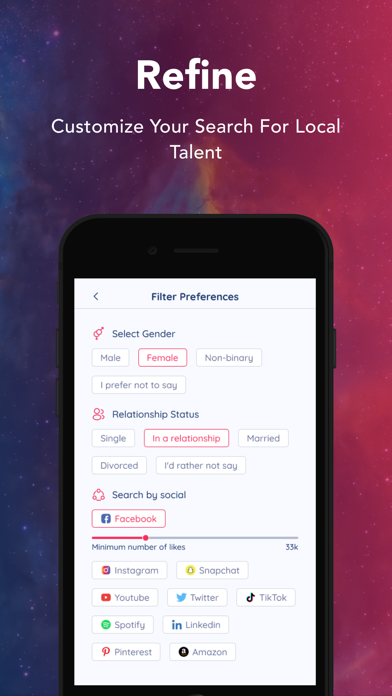 Nebulum iPhone screenshot 7 - Social Networking app