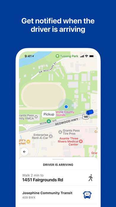 Josephine Community Transit Screenshot