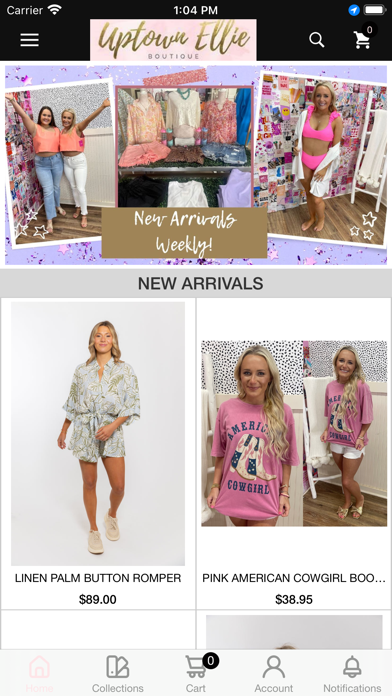 Uptown Ellie Boutique Screenshot