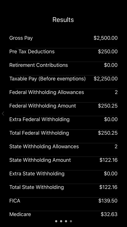 #4. Withholding Calc (iOS) 由: 3 Dogs and a Cat Software, LLC