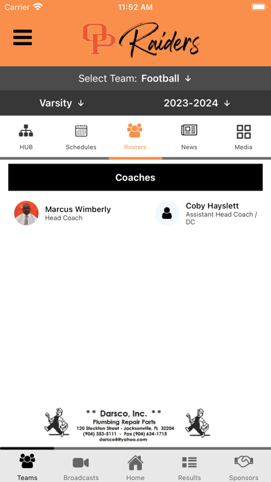 Orange Park Athletics Screenshot