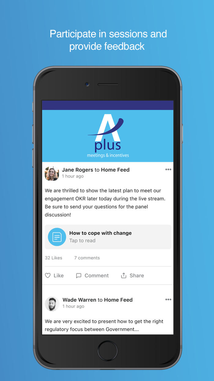 A-Plus Meetings Event App