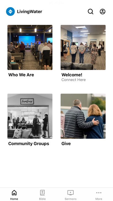 Screenshot #1 pour Living Water Church App