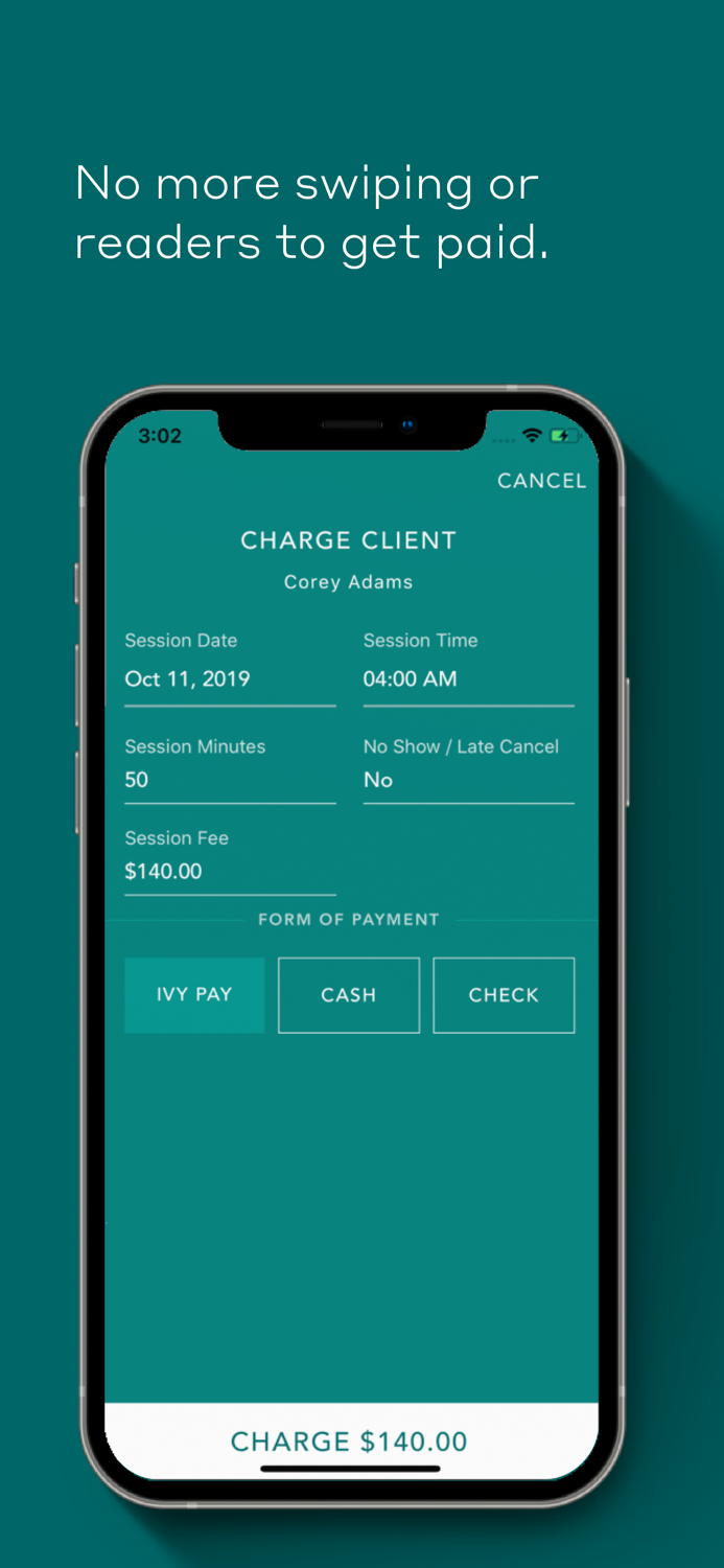 Ivy Pay - Therapist app