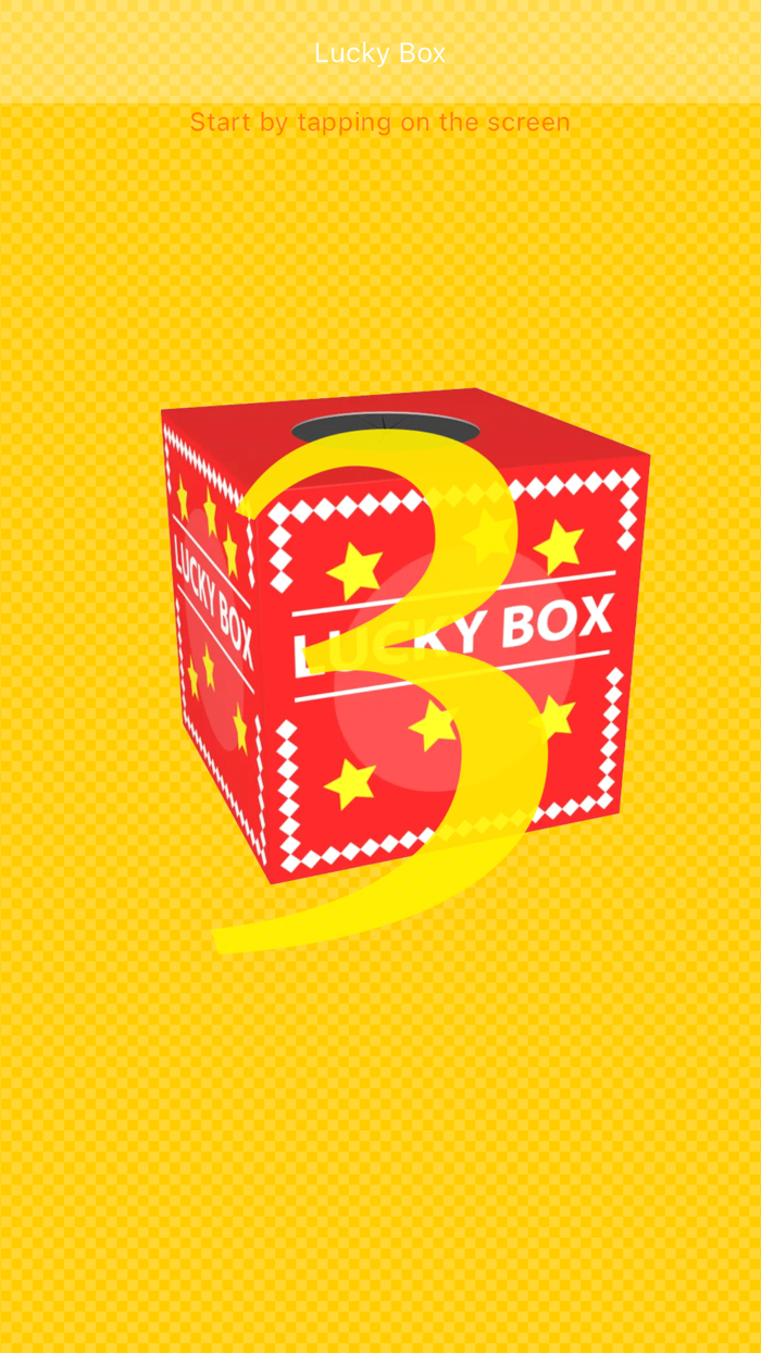 Lucky Box. Lottery ticket