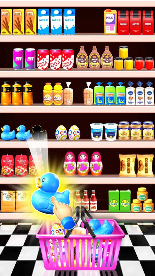 #4. DIY Supermarket Organizer Game (iOS) 由: Haroon Mehmood