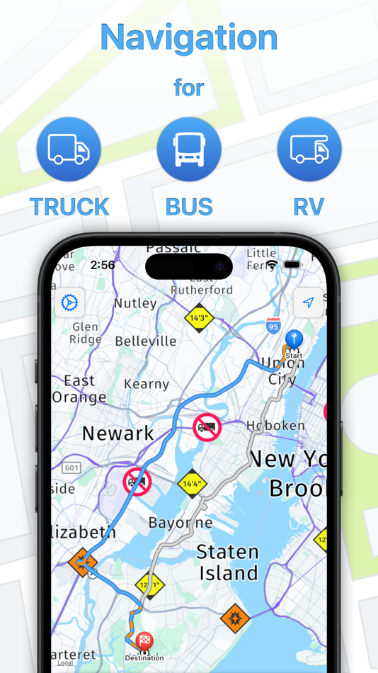 Truck Maps Navigation - 1.0.8 - (iOS)