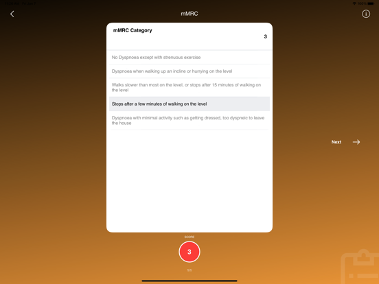 COPD iPad screenshot 9 - Medical app