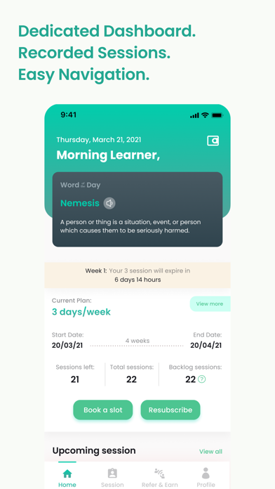 Clapingo: English Fluency App Screenshot
