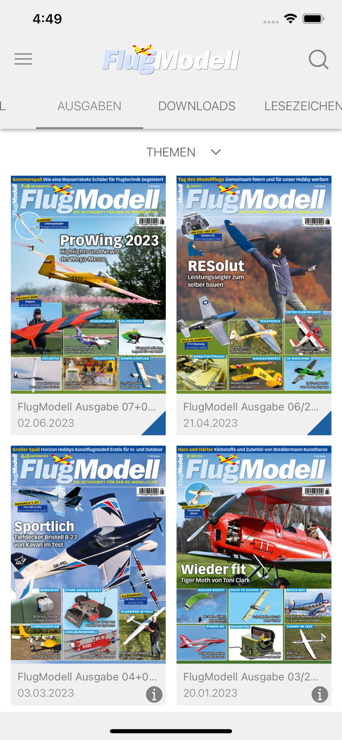 FlugModell Kiosk