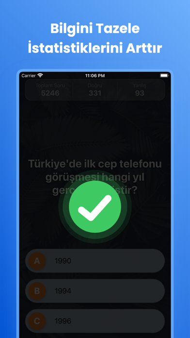 Genel Kültür Bilgisi Egzersizi Screenshot