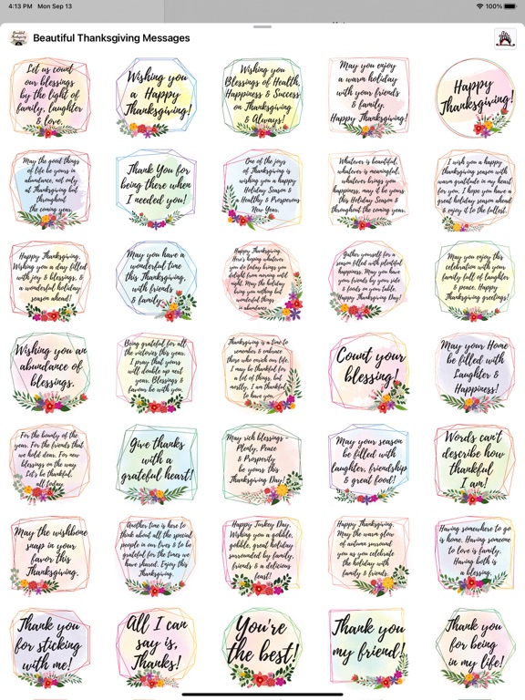 Screenshot #6 pour Thanksgiving Messages