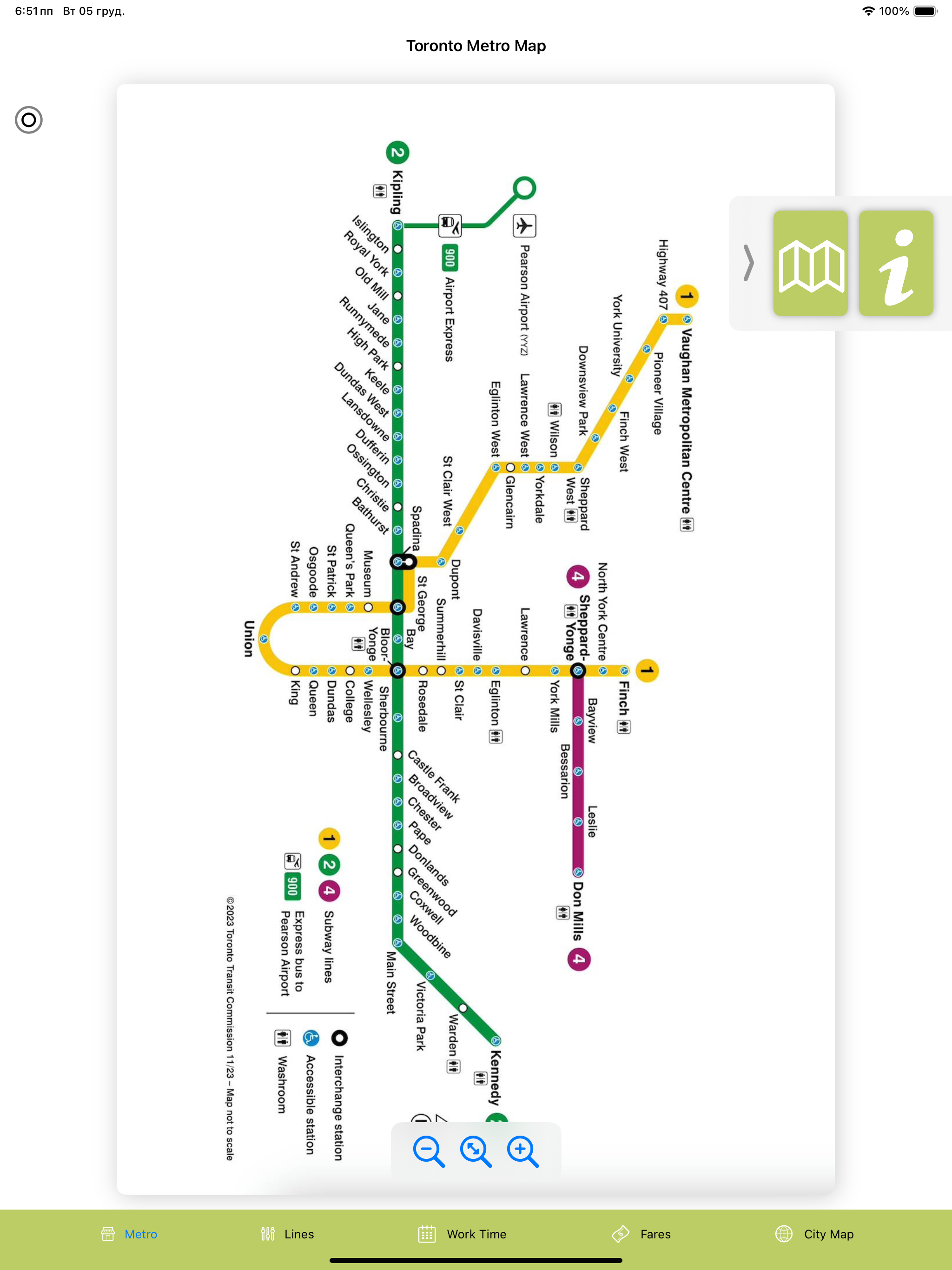 Toronto Metro Map
