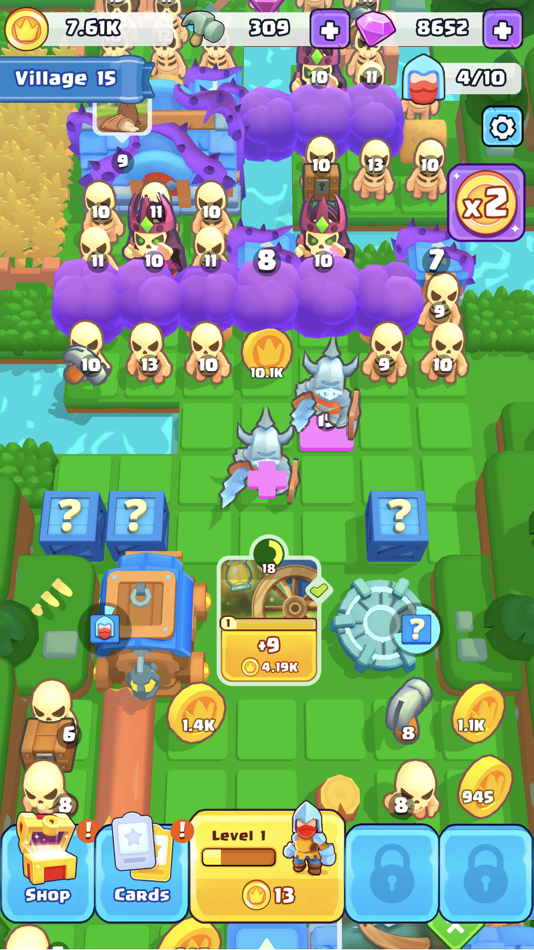 #3. Brave Merge - Battle & Defense (iOS) 来自: SayGames LTD