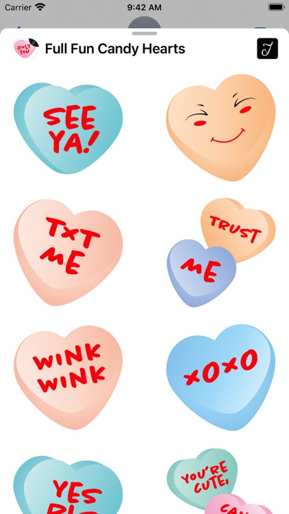 Full Fun Candy Hearts