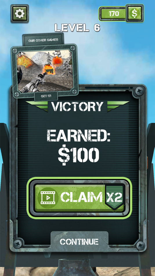 #4. Mortar Clash 3D: Battle Games (iOS) 来自: Matchingham Games