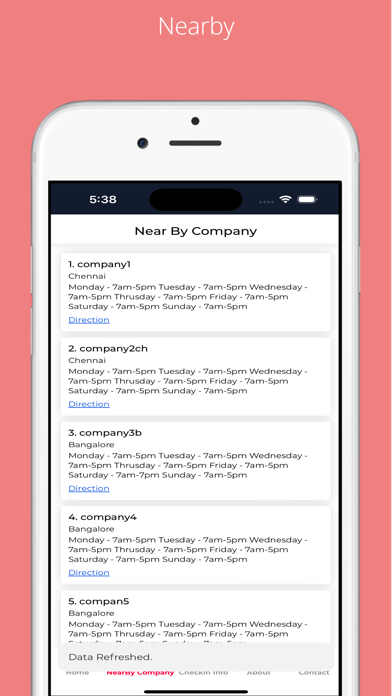 CheckMeIn User Screenshot