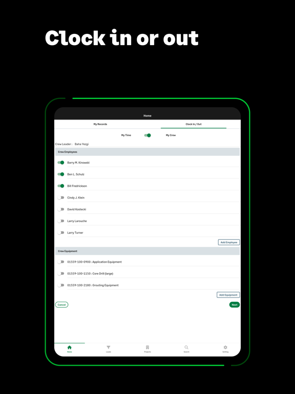 Sage Construction Management iPad screenshot