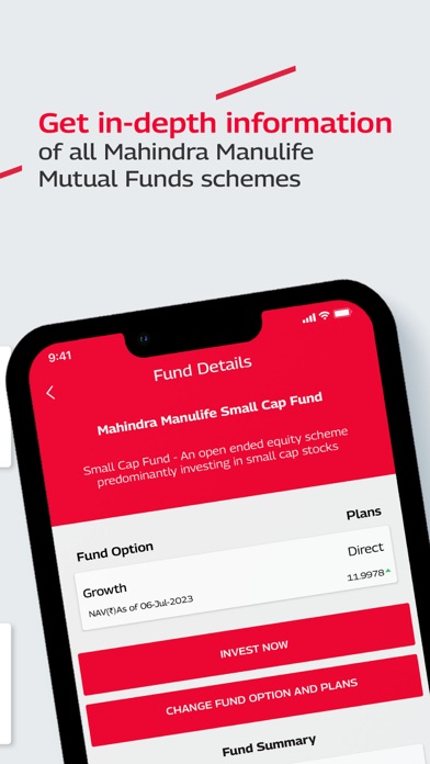 Mahindra Manulife Mutual Fund Screenshot