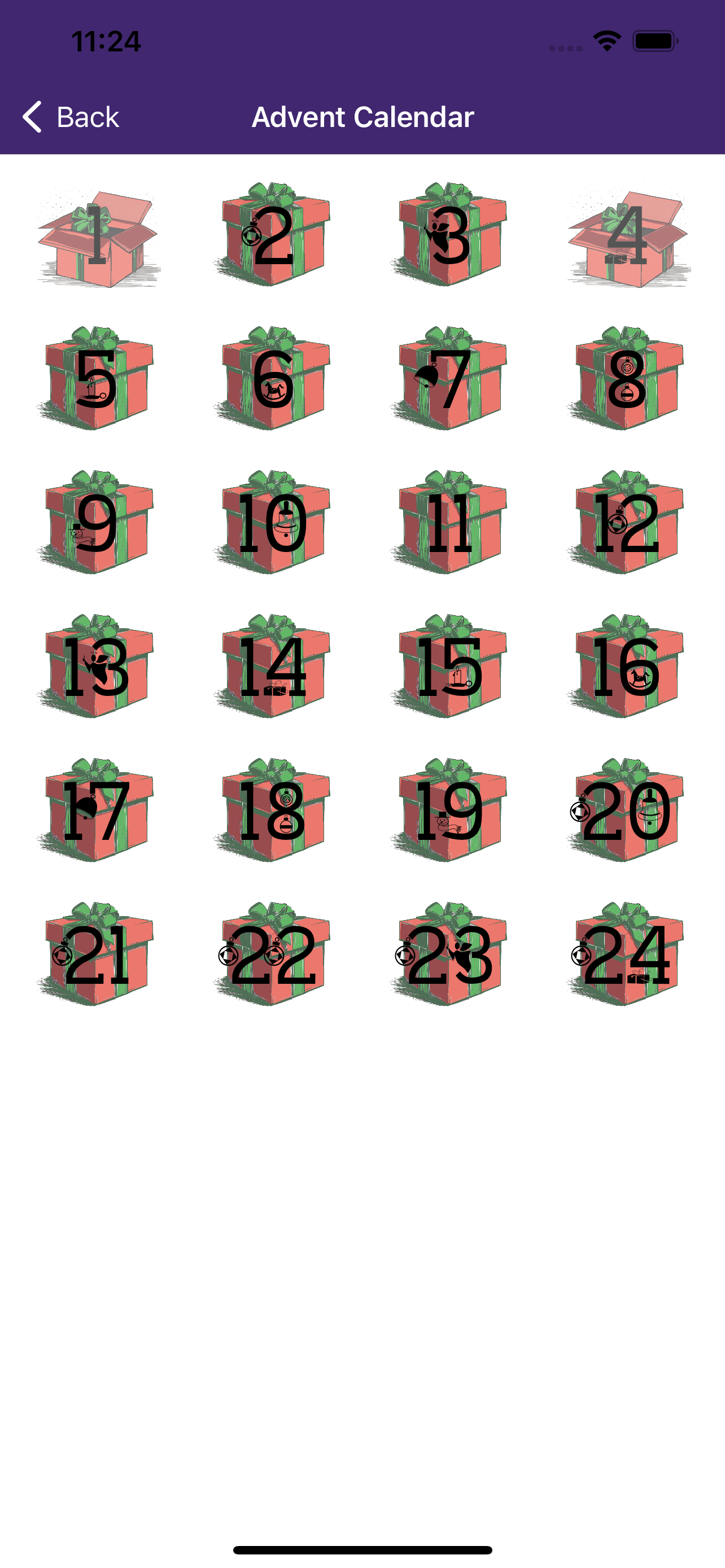 2024 Christmas Advent Calendar