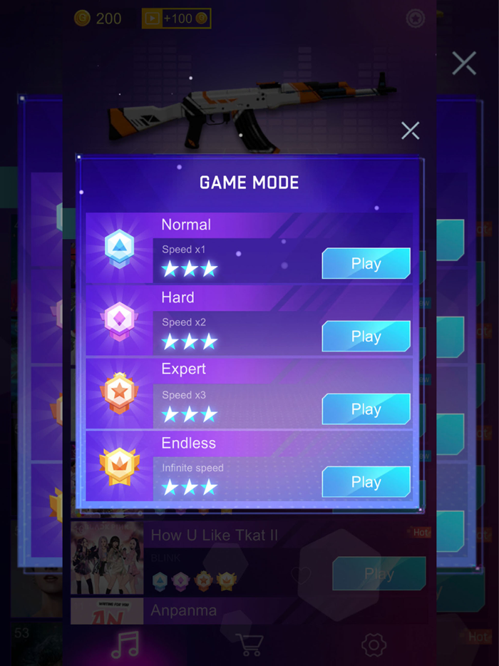 Kpop Fire Gun Shooter and Music