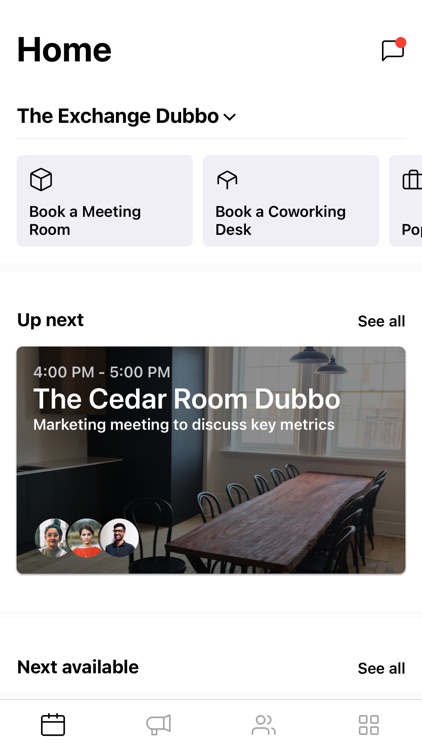 The Exchange Booking App