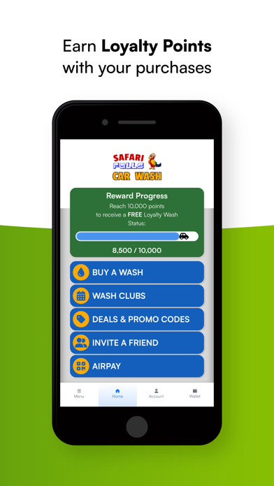 Safari Falls Car Wash Screenshot