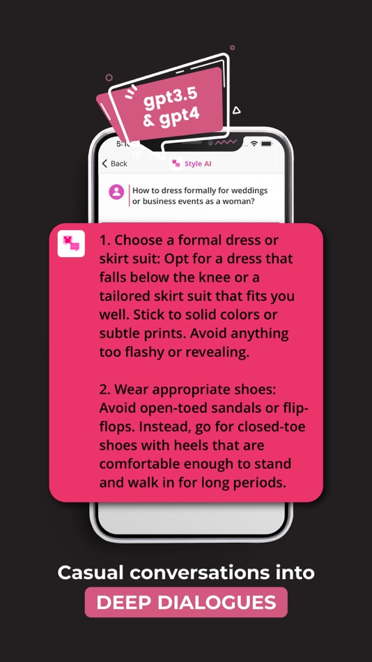 #4. Style AI - Chatbot (iOS) 由: Malik Hamza Khalid