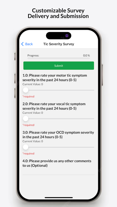 BRAVO Wearable App Screenshot