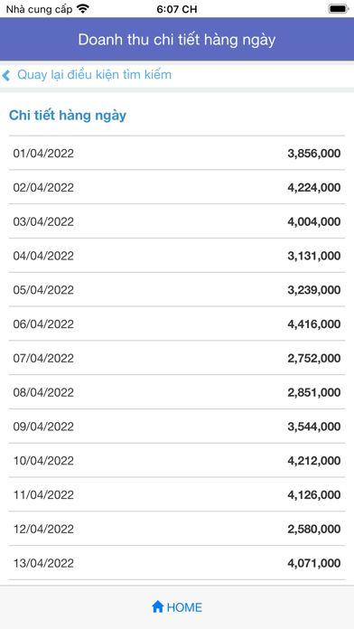 PhuongNamSoft Report Screenshot