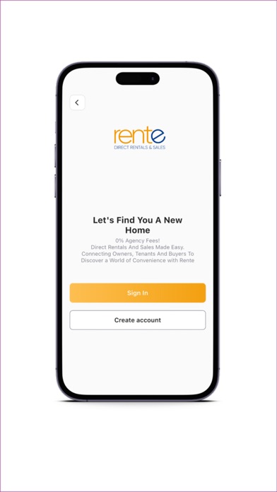 RenteApp Screenshot
